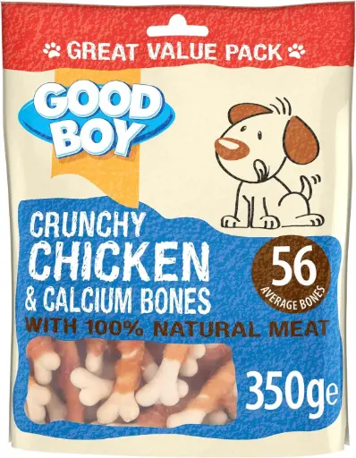 [ART620161] GoodboyChicken&CalciumBonesValuePack350g