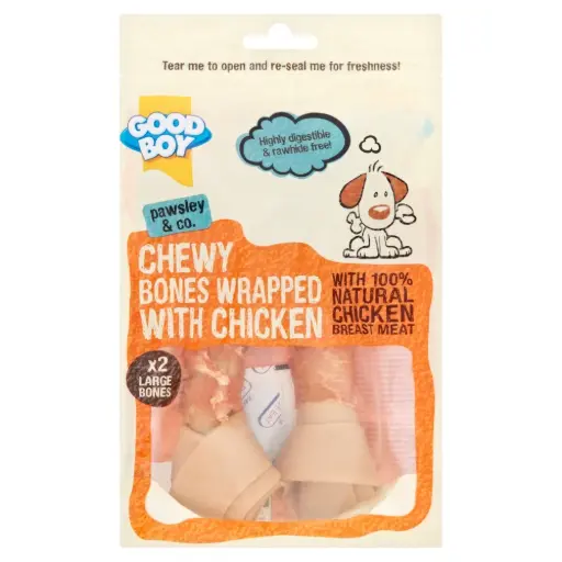 [ART620231] GoodboyChickenWrapBoneLarge2/pk