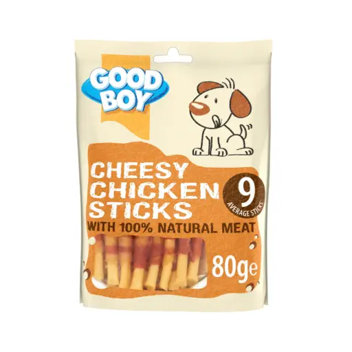 [ART620229] GoodboyChickenCheeseSticks90g