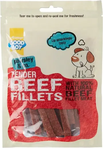[ART620135] Good boy Tender Beef Fillets 90g