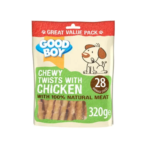 [ART620575] GoodboyChewyChickenTwistsValuePack320g