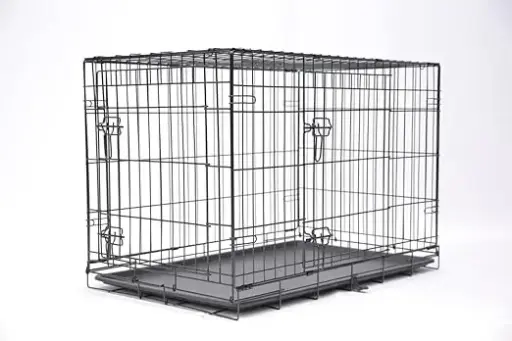 [UR01043] Urban Pets Foldable Dog Crate Small 61x43x49cm