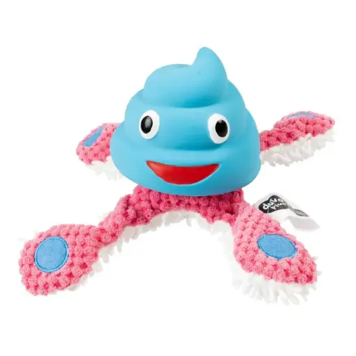 DUVO PLUSH LATEX OCTOPUS BLUE/PINK
