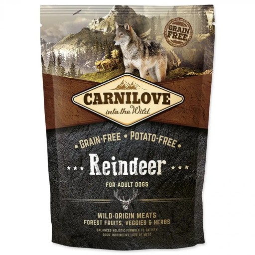 [8595602508891] Carnilove Reindeer Dry Dog Food for Adult Dogs (1.5kg)