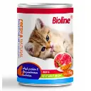 Bioline Canned Cat Food 375g  -Min Order 24 pcs (24 Cans / Box)Fragrance/Flavour: Beef & Vegetables