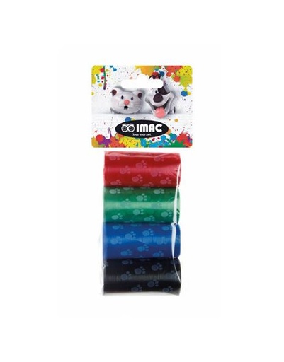 [ICA015S] Imac 4 Rolls of 20 Waste Bags