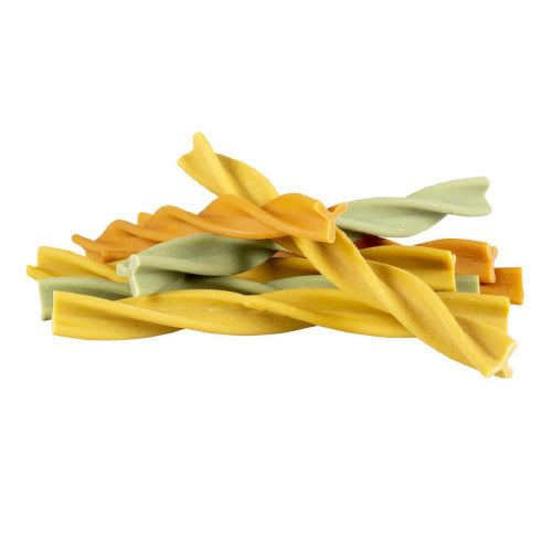 [LR12716] Duvo+ Garden Bites Fruity Dental Swirls 16cm - 15pcs Mixed Colors