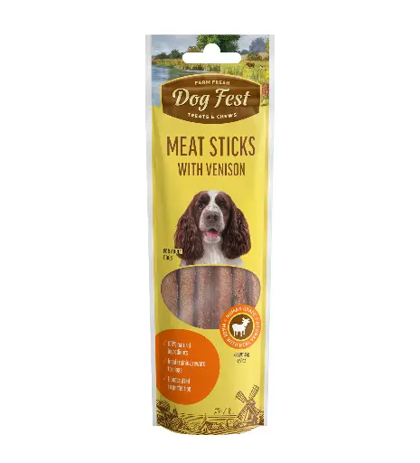 Dog Fest Meat Sticks With Venison For Adult Dogs Weight: 45g