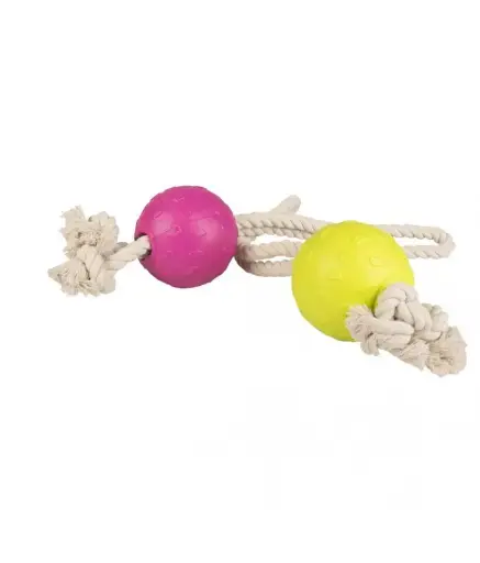 [LR10638] Duvo Foam Bal Met Touw 30cm