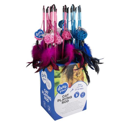 [LR12062] Duvo Playing Rod Catchy Willow Ball Mix - 47x3.8x3.5cm