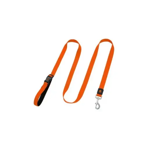 [DCSN002-08L] DOCO Signature Nylon Collar (DCSN002)[Color - Orange, Size - L]