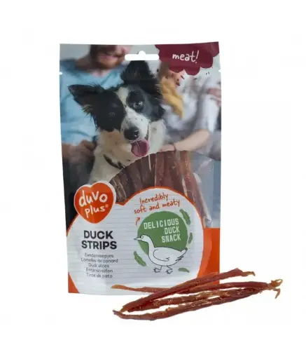 [LR11952] Duvo Dog Snack 80gFragrance/Flavour: Duck, Options: Strips