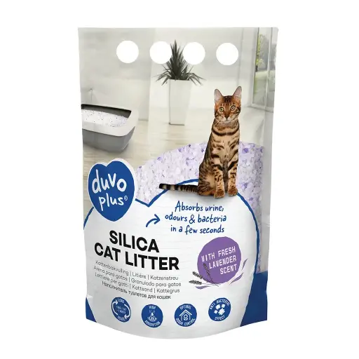 [LR989003] Duvo Premium Silica Cat Litter 5LFragrance/Flavour: Lavender