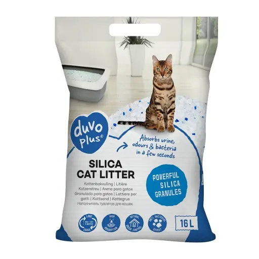 [LR989001] Duvo Premium Silica Cat LitterSizes: 16L