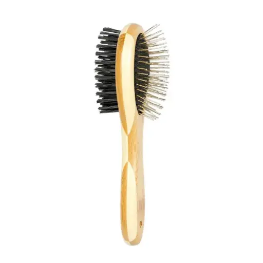 [LR158008] Duvo Bamboo 2 - in - 1 Grooming BrushSizes: S