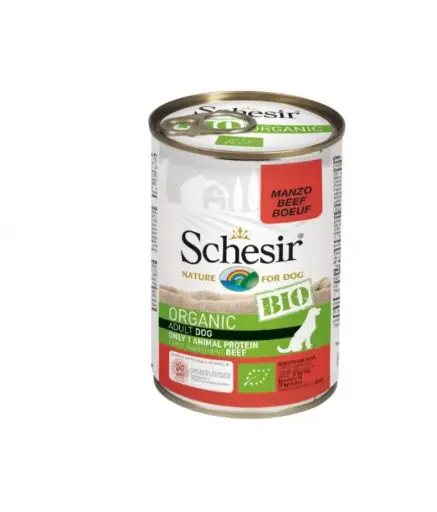 [C02048106] Schesir Bio Beef For Dogs 400g - Organic Wet Food