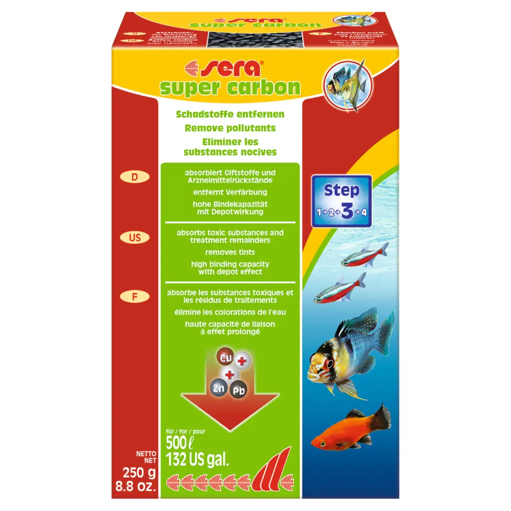 Sera Super Carbon-250gWeight: 250g
