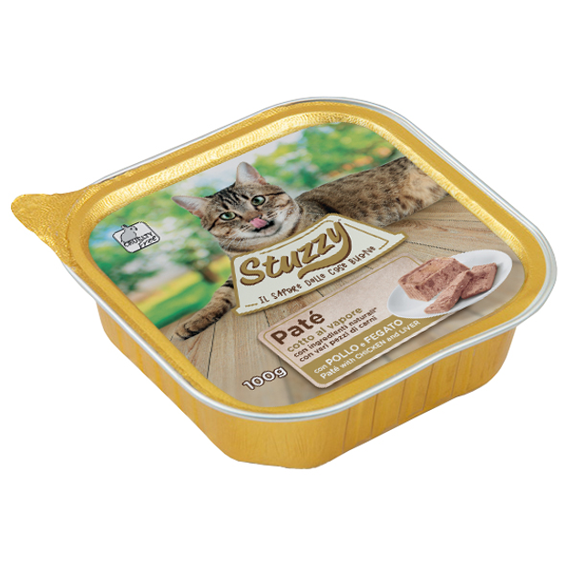 [C03006002] Stuzzy Cat Pate Chicken Liver for Cat 100g [Minimum Order Qty:32pcs]