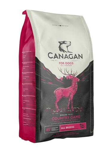 [300769] Canagan Country Game All Breeds Dry Food Bag 12KG