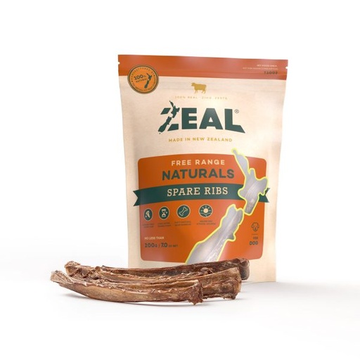 [503] Zeal - Free Range Natural Spare Ribs Dog Treats - 200g
