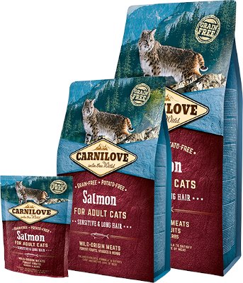 [8595602512287] Carnilove Salmon for Adult Cats 2kg
