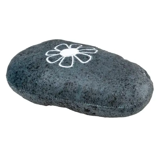 [5414365420291]  Duvo+ ECO Blossom Kicking Pillow & Catnip 20x11,5x5cm Black