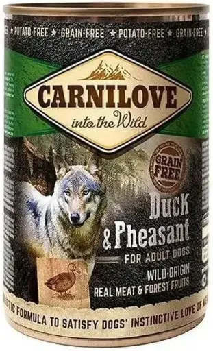 [8595602529230] Carnilove Duck & Pheasant for Adult Dogs (Wet Food Cans -1 x 400g)