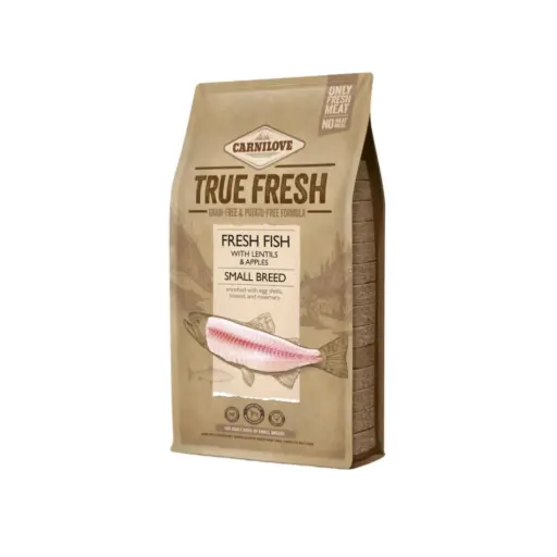 [8595602558414] CarniloveTrueFreshFishSmallBreedAdultDryFoodBag1.4kg