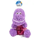  Duvo+ Plush & Rubber T-Rex Dispenser Multicolour, 12x18x16cm