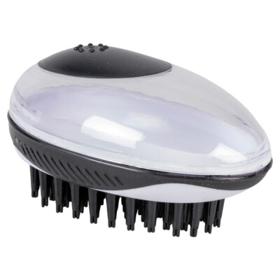 [LR13529] Duvo+ Shampoo And Massage Brush Black-11.5x7.5x6cm