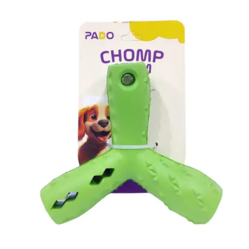[PD-13307] Pado Chomp Chum Hole Boomerang Eva toy 8x8x8cm