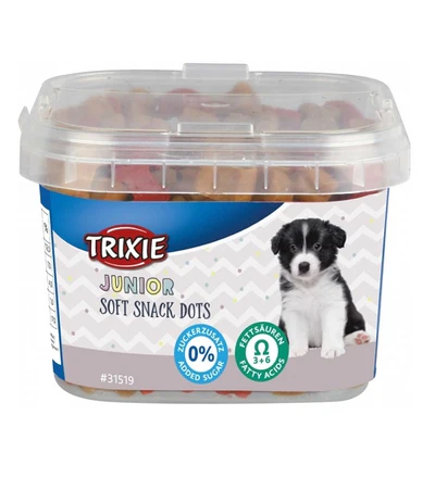 [101021-1] Trixie Junior Soft Snack Dots with Omega-3 Dog Treats -140G