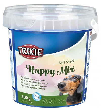 [101013-1] Trixie - Soft Snack Happy Mix Dog Treats - 500g