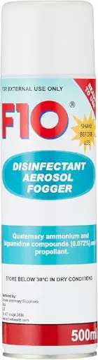 [E000411] F10 Disinfectant Aerosol Fogger 500 ML