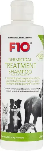 [E000392] F10 Germicidal Treatment Shampoo 250 ML